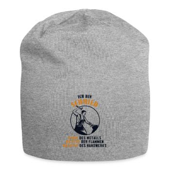 Schmied König Meister Wächter Blacksmith Forging - Jersey-Beanie - Grau meliert - Vorne