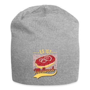It's Mettwoch Mettbrötchen Mett Hackepeter - Jersey Beanie - heather grey - Front