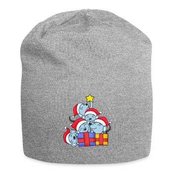 Mouse Tree Christmas Christmas Tree - Jersey Beanie - heather grey - Front