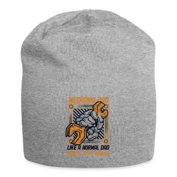Mechanic Dad Way Cooler Autoschrauber Meister Kfz - Jersey-Beanie - Grau meliert - Vorne