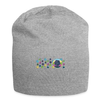 RPG Cube Role Playing Game Side Quest - Jersey Beanie - heather grey - Front