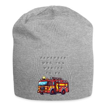 remember who you wanted to be nurse 3 - Jersey Beanie - heather grey - Front