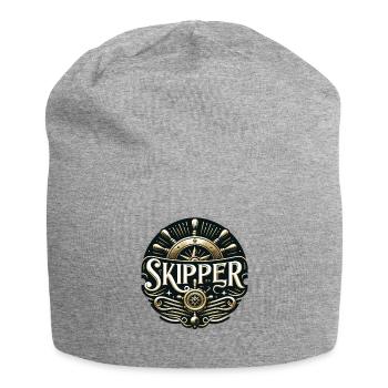 Skipper - Jersey Beanie - heather grey - Front