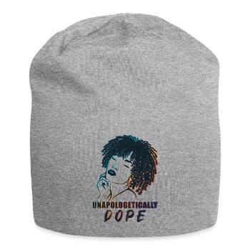 Starkes Statement Unverblümt Cool - Jersey-Beanie - Grau meliert - Vorne