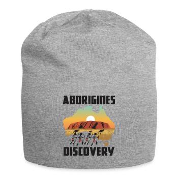 Découverte autochtone - Bonnet en jersey - gris chiné - Devant