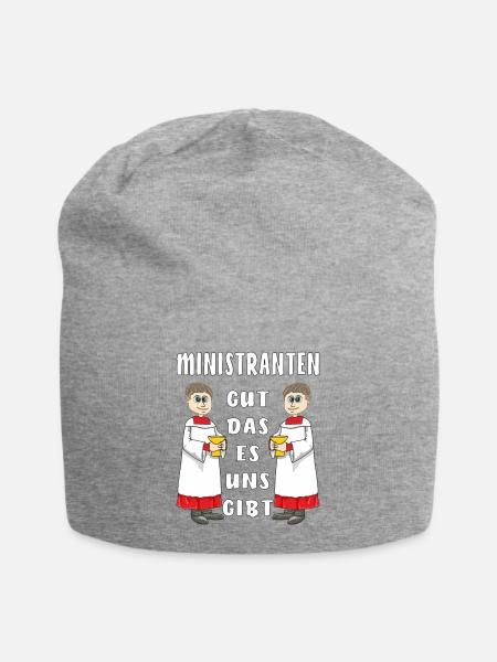 MINISTRANTEN GUT DAS ES UNS GIBT - Jersey-Beanie - Grau meliert