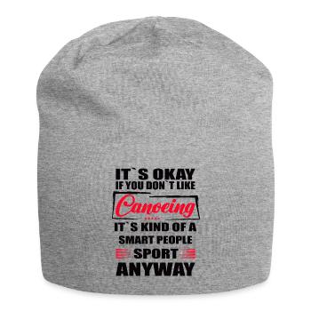 Ce n’est pas grave si vous n’aimez pas le canoë - Bonnet en jersey - gris chiné - Devant