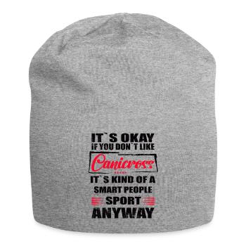 Ce n’est pas grave si vous n’aimez pas le canicross - Bonnet en jersey - gris chiné - Devant