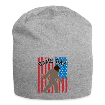 Bigfoot Patriot USA Flagge Hingucker - Jersey-Beanie - Grau meliert - Vorne