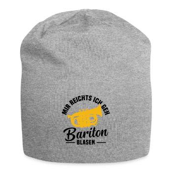 Mir reichts ich geh Bariton blasen - Jersey-Beanie - Grau meliert - Vorne