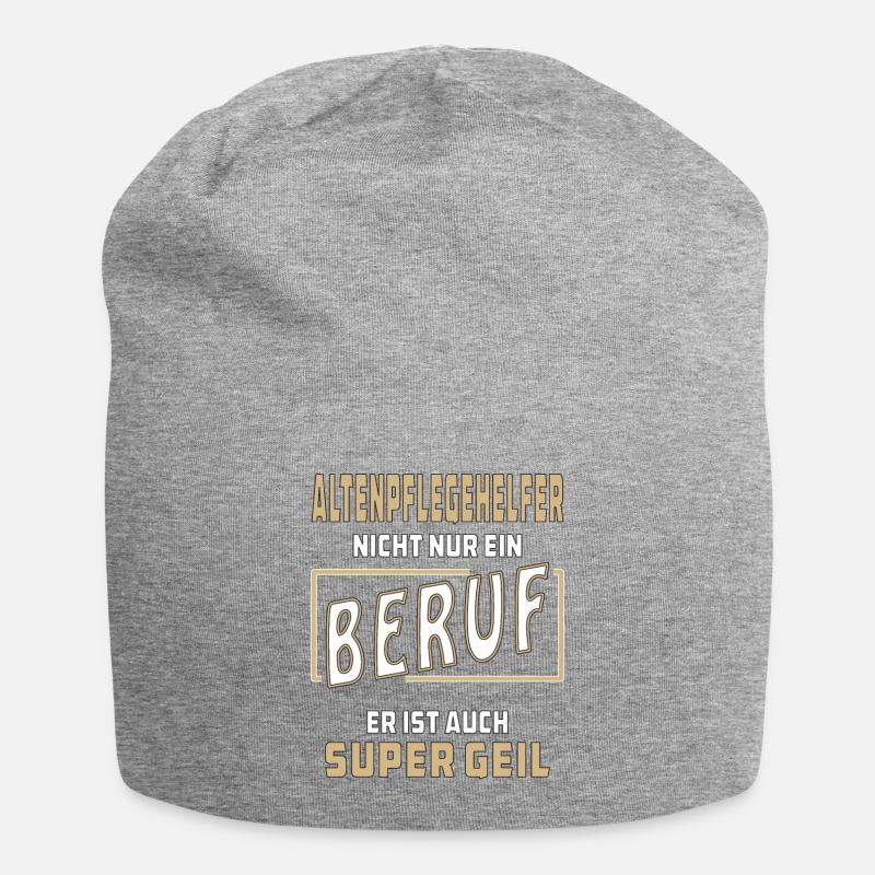 ALTENPFLEGERHELFER NICHT NUR EIN BERUF - Jersey-Beanie - Grau meliert
