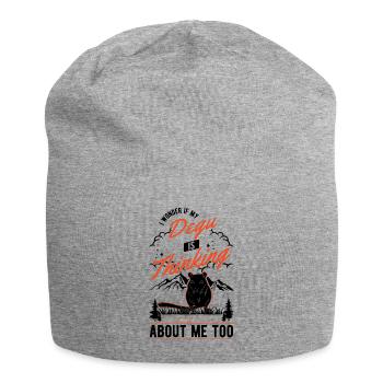 Degu Owner Shrub Rat Forest Degu - Jersey Beanie - heather grey - Front