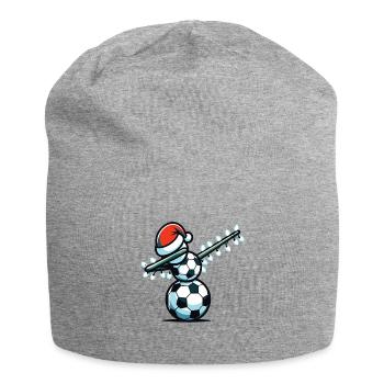 Bonhomme de neige Dabbing Bonhomme de neige Dab Bonhommes de neige - Bonnet en jersey - gris chiné - Devant