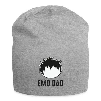 Emo Staff Emo Y2K Emo Goth Gothic Alt Alternative - Jersey-Beanie - Grau meliert - Vorne