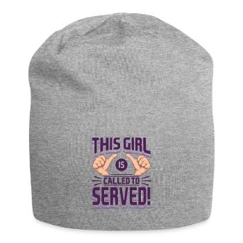 Mormonen LDS Missionar Dieses Mädchen ist berufen - Jersey-Beanie - Grau meliert - Vorne