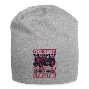 The Best Therapist Has 4 Wheels Bauer Biobauer - Jersey Beanie - heather grey - Front