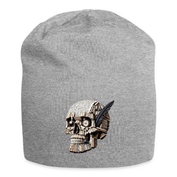 Littéraire Lore Skull Tee Classique du professeur d’anglais - Bonnet en jersey - gris chiné - Devant