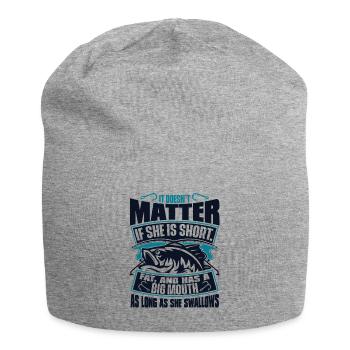 As Long As She Swallows Spinnfischer - Jersey-Beanie - Grau meliert - Vorne