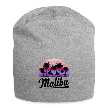 Retro Malibu Sunset Relax - Jersey Beanie - heather grey - Front