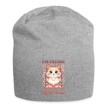 Drôle De Chat Dame, Chat Maman - Bonnet en jersey - gris chiné - Devant