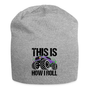 Dynamisches Monster Truck Abenteuer - Jersey-Beanie - Grau meliert - Vorne
