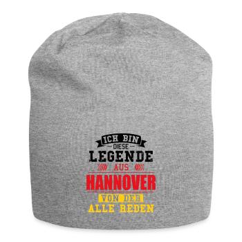 Stadt Hannover Deutschland Legende Spruch - Jersey-Beanie - Grau meliert - Vorne