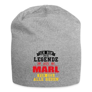 Stadt Marl Deutschland Legende Spruch - Jersey-Beanie - Grau meliert - Vorne