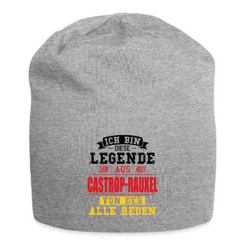 Stadt Castrop-Rauxel Deutschland Legende Spruch - Jersey-Beanie - Grau meliert - Vorne