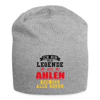 Stadt Ahlen Deutschland Legende Spruch - Jersey-Beanie - Grau meliert - Vorne