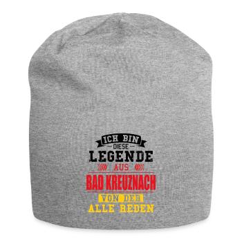 Stadt Bad Kreuznach Deutschland Legende Spruch - Jersey-Beanie - Grau meliert - Vorne