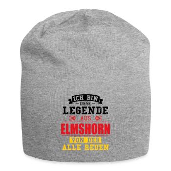 Stadt Elmshorn Deutschland Legende Spruch - Jersey-Beanie - Grau meliert - Vorne