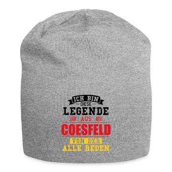 Stadt Coesfeld Deutschland Legende Spruch - Jersey-Beanie - Grau meliert - Vorne