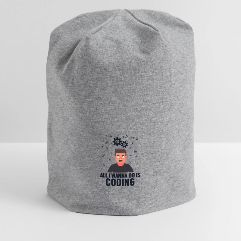 All I Wanna Do is Coding Developer Coder Jersey-Beanie