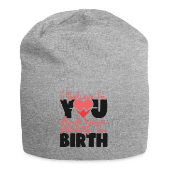 LD Labour And Delivery Nurse - Jersey Beanie - heather grey - Front
