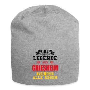 Stadt Griesheim Deutschland Legende Spruch - Jersey-Beanie - Grau meliert - Vorne