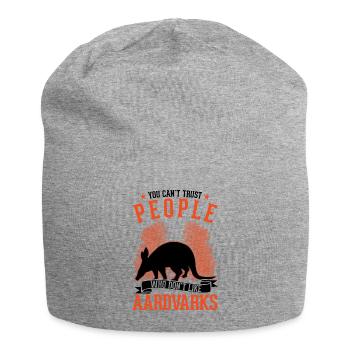 Aardvark Gift Aardvark - Jersey Beanie - heather grey - Front