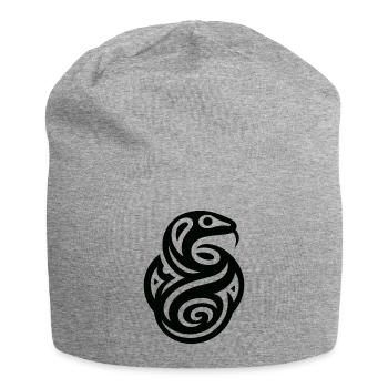 Snake Native American Zodiac - Jersey Beanie - heather grey - Front