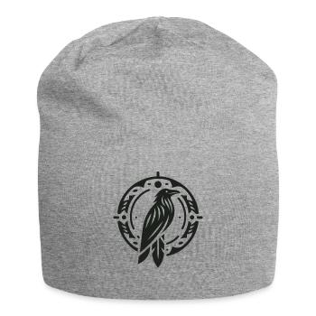 Rabe Indianer Tierkreiszeichen - Jersey-Beanie - Grau meliert - Vorne