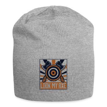 Look My Axe Axe Throwing Competition Game Axe - Jersey Beanie - heather grey - Front