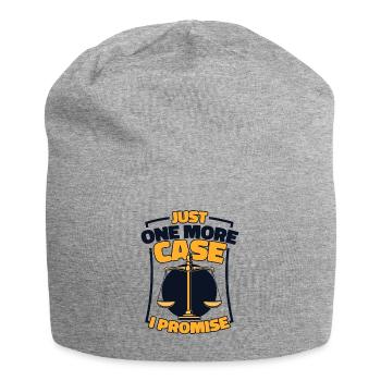 Just One More Case I Promise Attorney General - Jersey Beanie - heather grey - Front
