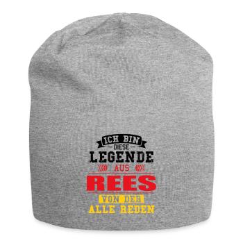 Stadt Rees Deutschland Legende Spruch - Jersey-Beanie - Grau meliert - Vorne