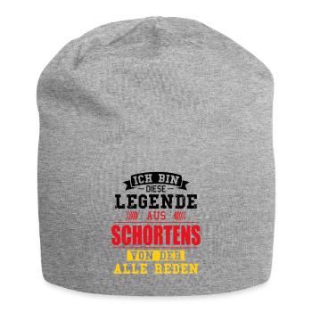 Stadt Schortens Deutschland Legende Spruch - Jersey-Beanie - Grau meliert - Vorne