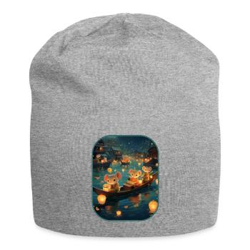 Lanterne Festival souris Miniature Wonder T Shirt 1 - Bonnet en jersey - gris chiné - Devant
