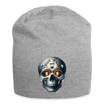 Lanterns of Hope Skull Tee PTSD Awareness and - Jersey Beanie - heather grey - Front