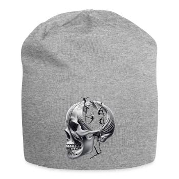 Graceful Heights Totenkopf Hemd Aerial Silks Tanz - Jersey-Beanie - Grau meliert - Vorne