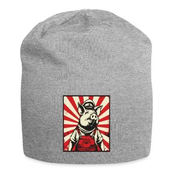 Kommunisten Propaganda Sozialisten Schwein - Jersey-Beanie - Grau meliert - Vorne