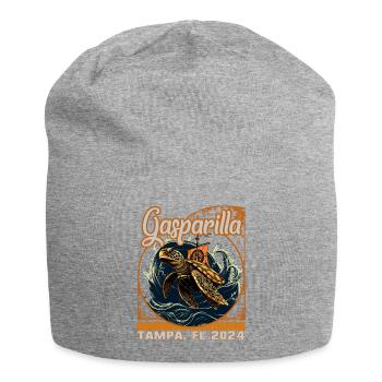 Gasparilla 2024 Schildkröte Piraten Flagge Tampa FL - Jersey-Beanie - Grau meliert - Vorne
