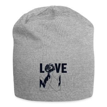 Techniques d’amour Exercice Main Lutte Bras - Bonnet en jersey - gris chiné - Devant