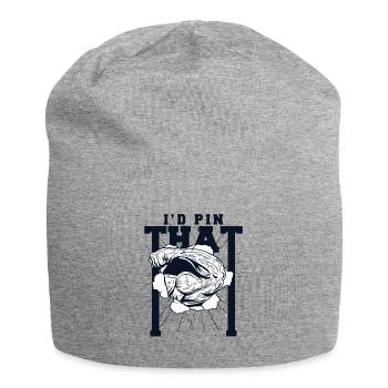 J’épinglerais ce bras d’entraîneur d’exercice de techniques - Bonnet en jersey - gris chiné - Devant