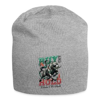 Financial Freedom Actions Investisseur Marché boursier - Bonnet en jersey - gris chiné - Devant